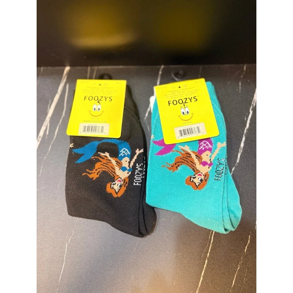 Foozys‎ Novelty Socks Mermaid Design Set of 2